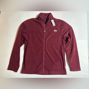 NWT GAP Logo Fleece Zip-up Sweater Men’s